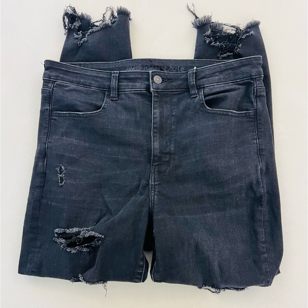 American Eagle Super Hi Rise Jegging Crop 14